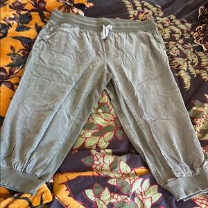 Casual Olive Green Jogger Pants
